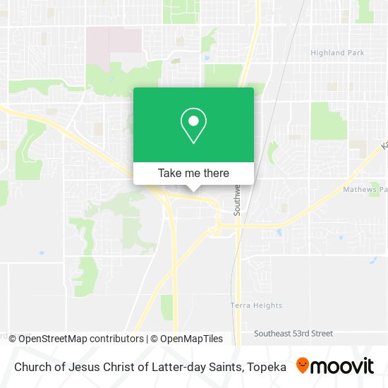 Church of Jesus Christ of Latter-day Saints map