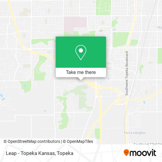 Mapa de Leap - Topeka Kansas