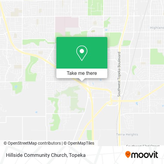 Hillside Community Church map