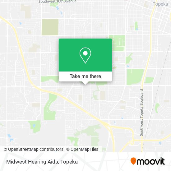 Midwest Hearing Aids map