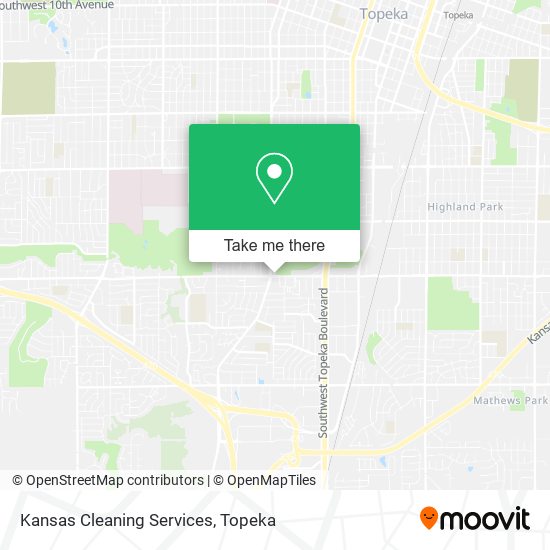 Kansas Cleaning Services map