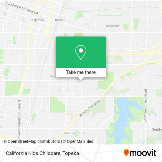 Mapa de California Kids Childcare