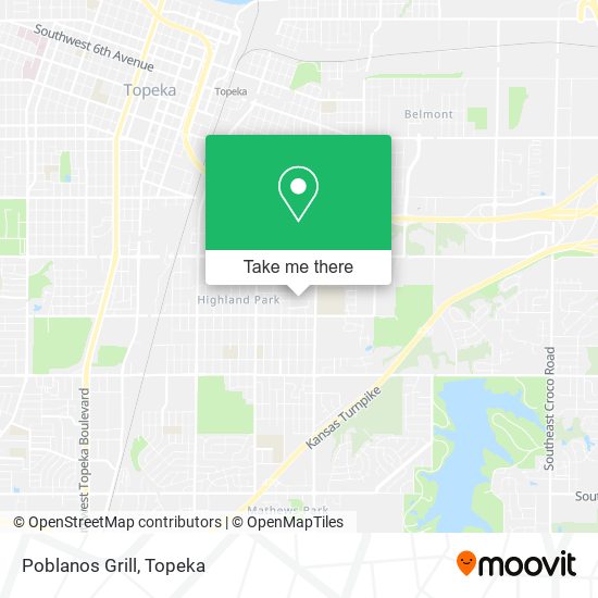 Poblanos Grill map