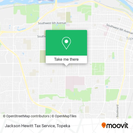 Jackson Hewitt Tax Service map