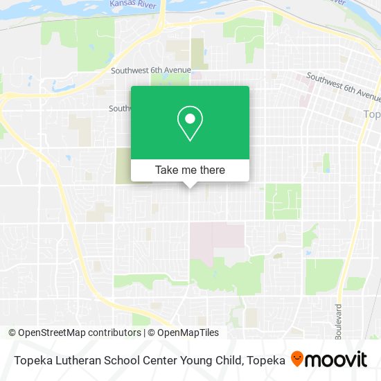 Mapa de Topeka Lutheran School Center Young Child