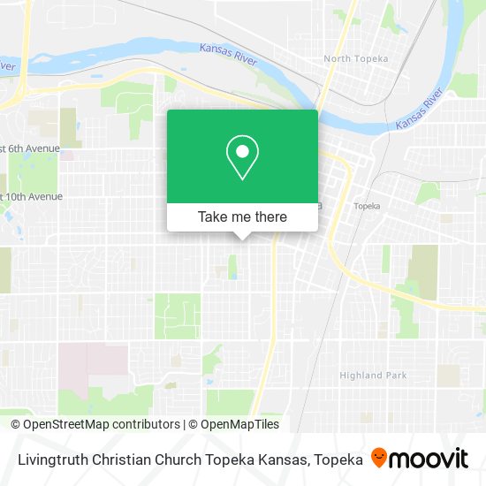 Livingtruth Christian Church Topeka Kansas map