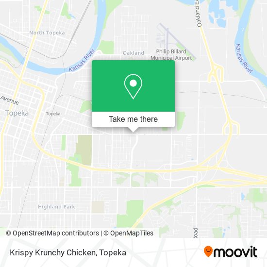 Krispy Krunchy Chicken map