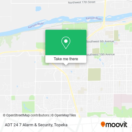 ADT 24 7 Alarm & Security map