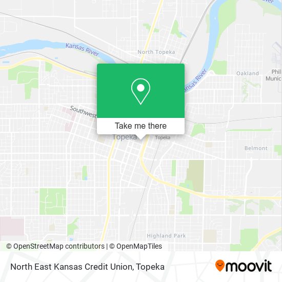 Mapa de North East Kansas Credit Union