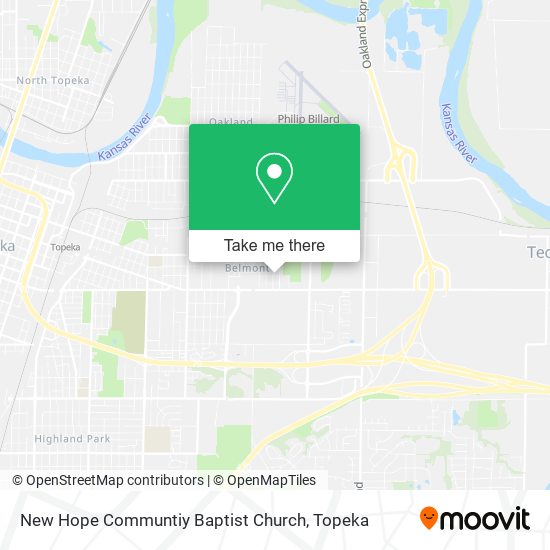 New Hope Communtiy Baptist Church map