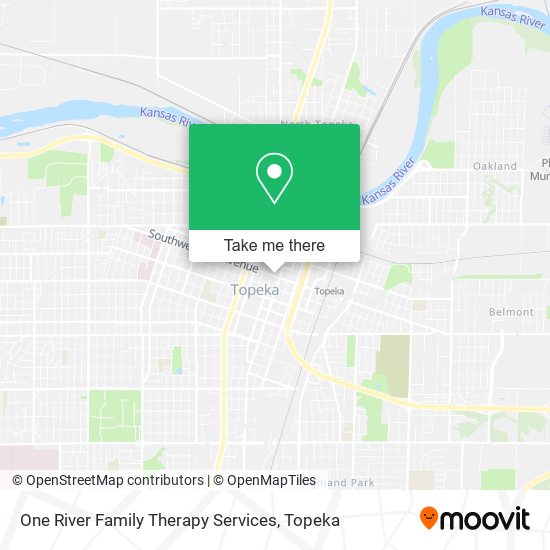 Mapa de One River Family Therapy Services