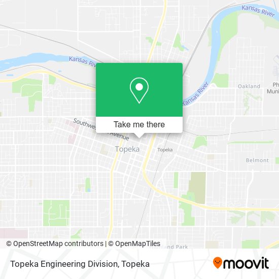 Topeka Engineering Division map