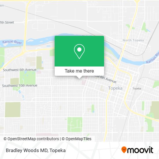 Bradley Woods MD map