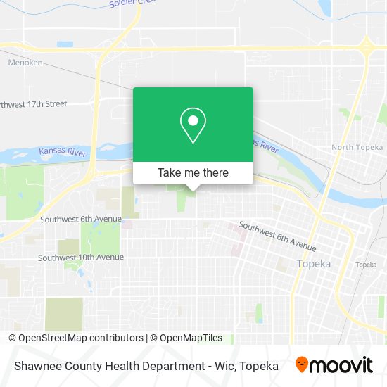 Shawnee County Health Department - Wic map