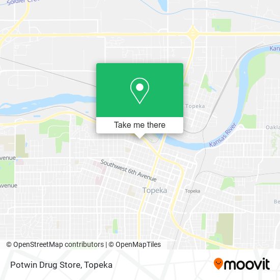 Potwin Drug Store map