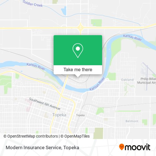 Modern Insurance Service map