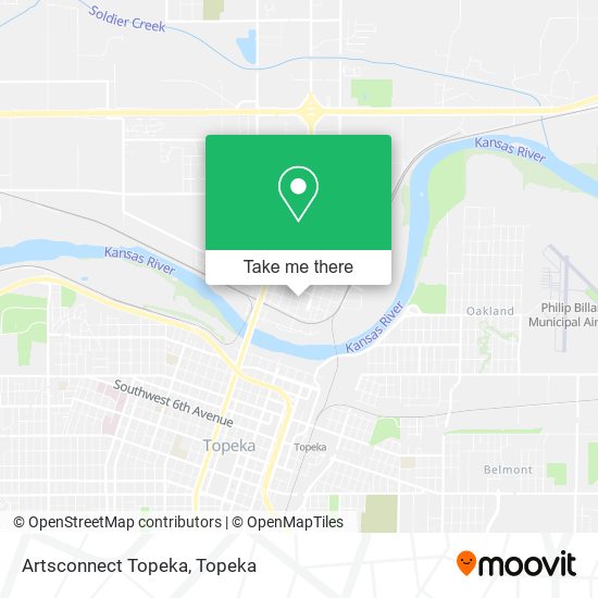 Artsconnect Topeka map