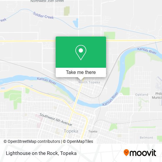 Lighthouse on the Rock map