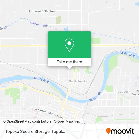 Topeka Secure Storage map