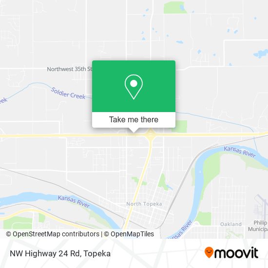 NW Highway 24 Rd map