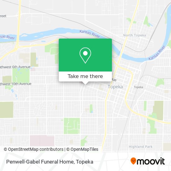 Penwell-Gabel Funeral Home map