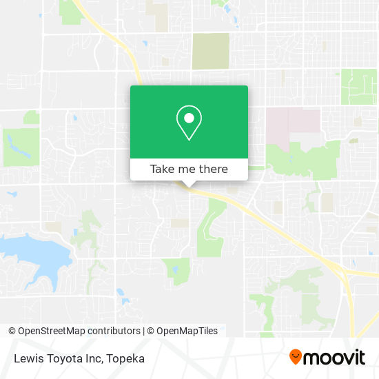 Lewis Toyota Inc map