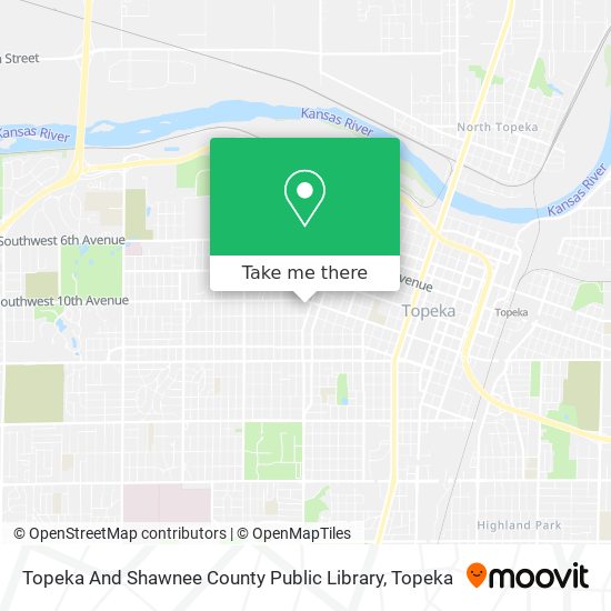 Mapa de Topeka And Shawnee County Public Library