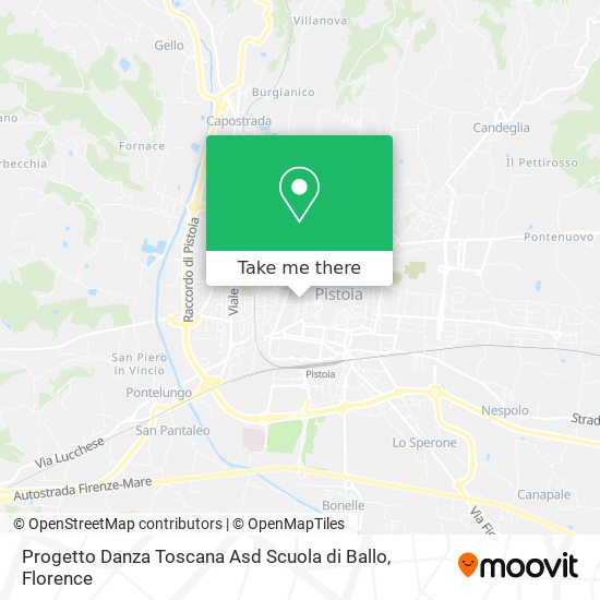 Progetto Danza Toscana Asd Scuola di Ballo map