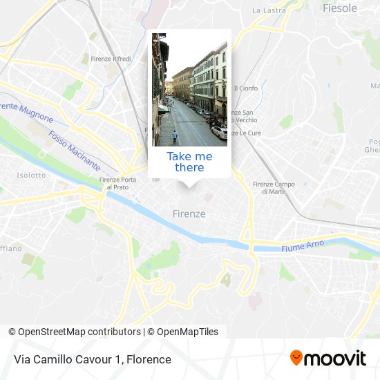 Via Camillo Cavour  1 map