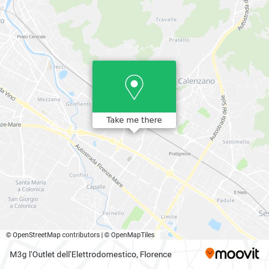 M3g l'Outlet dell'Elettrodomestico map