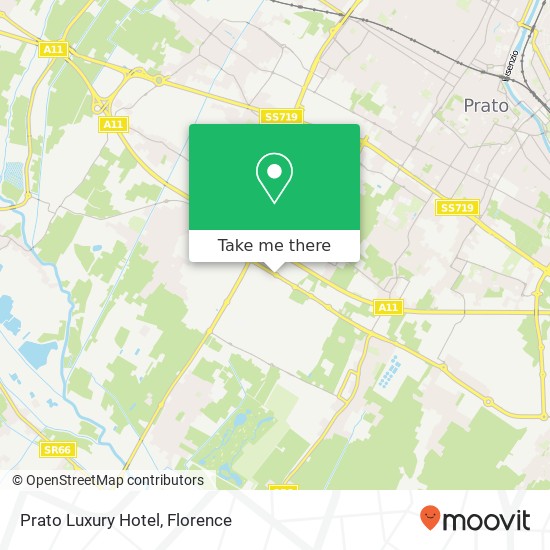 Prato Luxury Hotel map