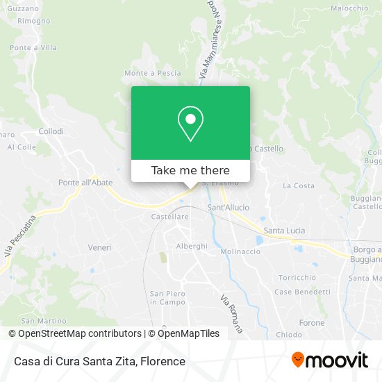 Casa di Cura Santa Zita map