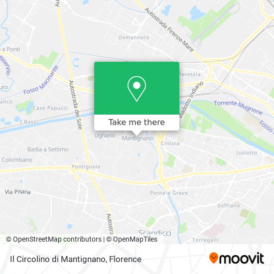 Il Circolino di Mantignano map