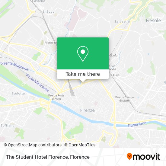 The Student Hotel Florence map