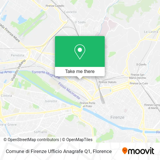 Comune di Firenze Ufficio Anagrafe Q1 map
