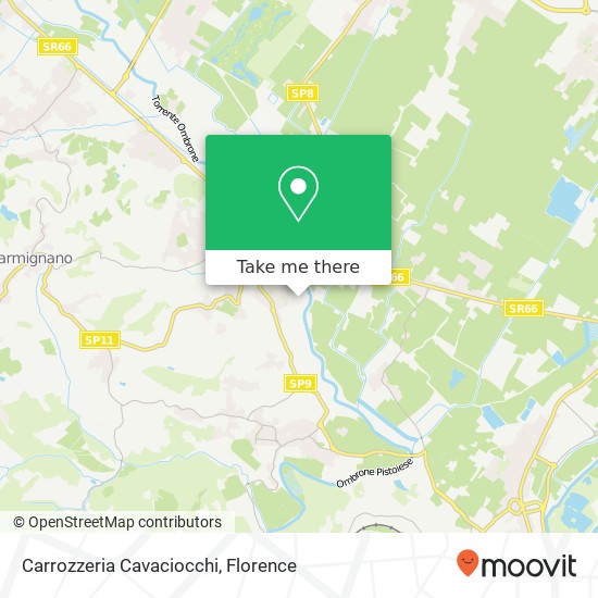 Carrozzeria Cavaciocchi map