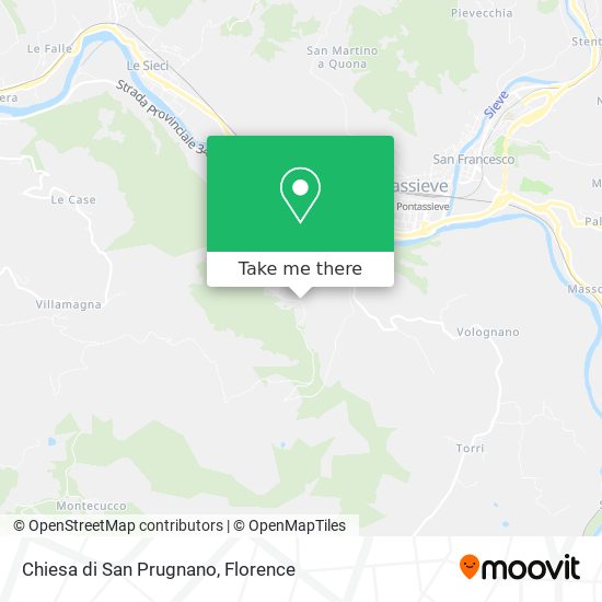 Chiesa di San Prugnano map