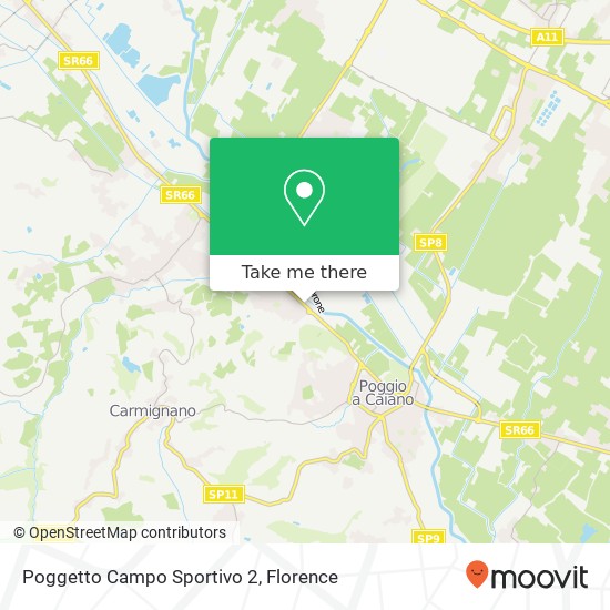 Poggetto Campo Sportivo 2 map