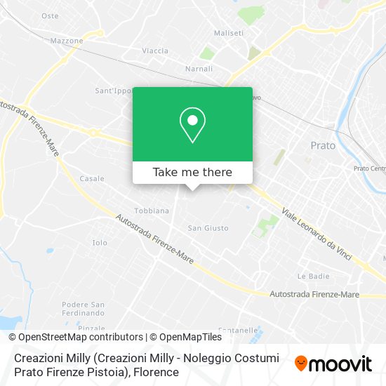Creazioni Milly (Creazioni Milly - Noleggio Costumi Prato Firenze Pistoia) map