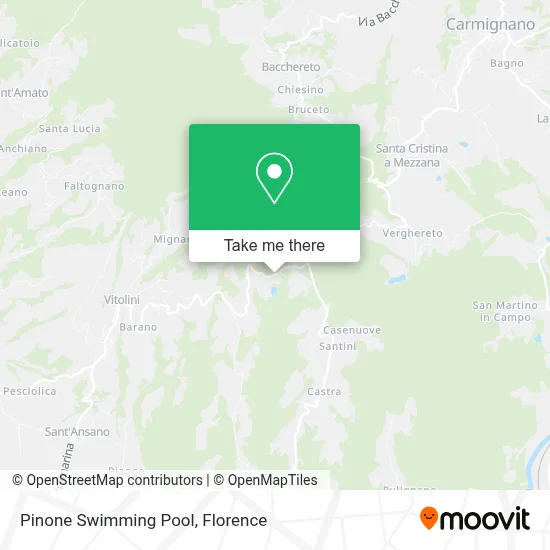 Pinone Swimming Pool map