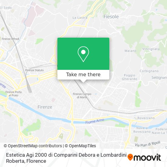 Estetica Agi 2000 di Comparini Debora e Lombardini Roberta map