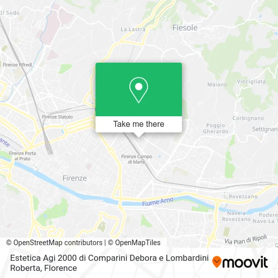 Estetica Agi 2000 di Comparini Debora e Lombardini Roberta map