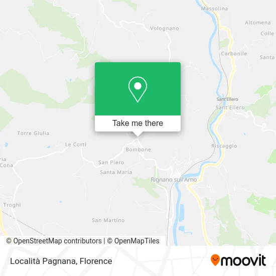 Località Pagnana map
