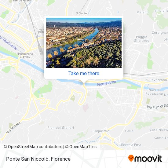 Ponte San Niccolò map