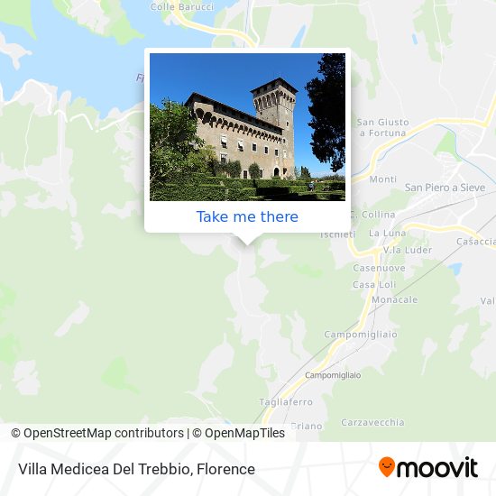 Villa Medicea Del Trebbio map