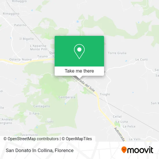 San Donato In Collina map
