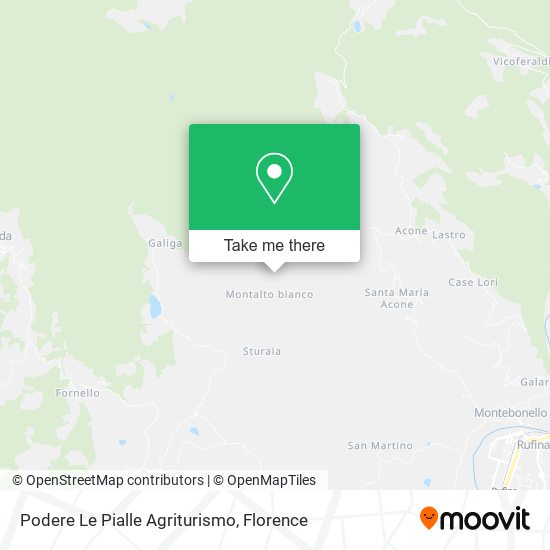Podere Le Pialle Agriturismo map
