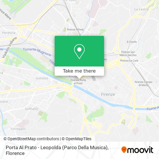 Porta Al Prato - Leopolda (Parco Della Musica) map