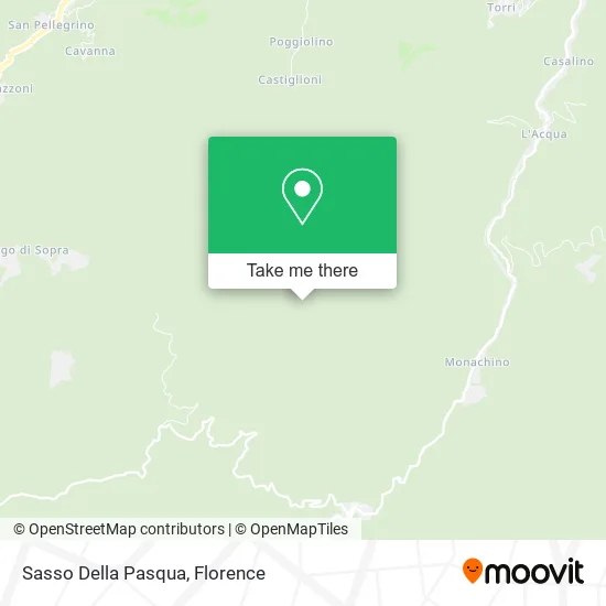 Sasso Della Pasqua map
