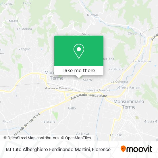 Istituto Alberghiero Ferdinando Martini map